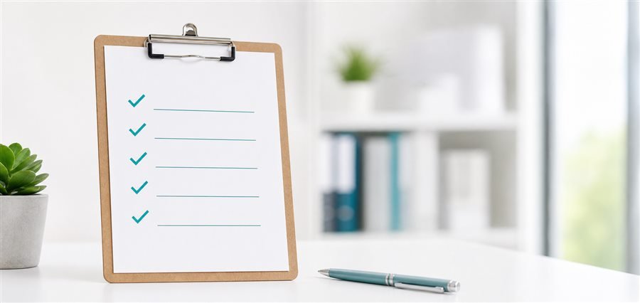 Checklist representing insurance eligibility requirements